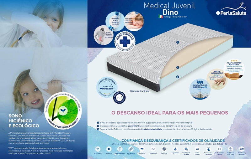 Colchão Juvenil Dino 15/18