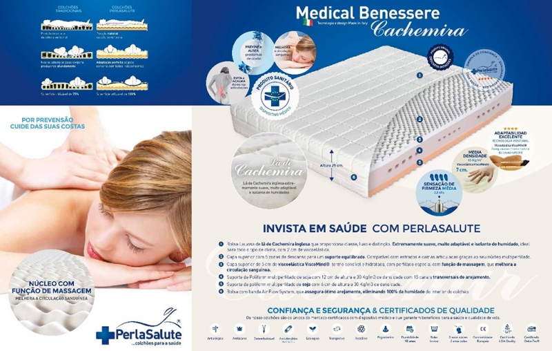 Colchão Medical Benessere Cachemira